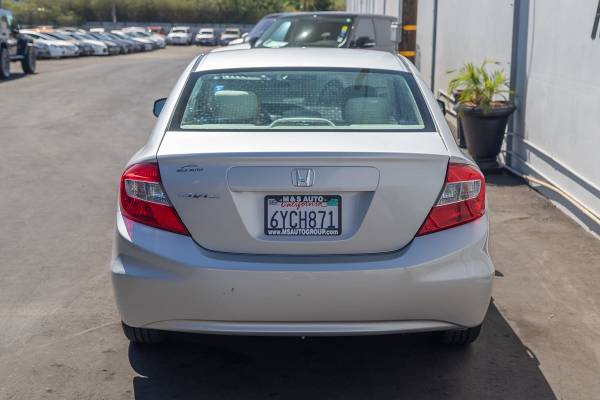 2012 Honda Civic Sdn LX sedan Alabaster Silver Metallic - cars & for sale in Sacramento , CA – photo 3