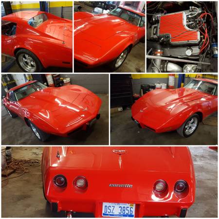 1977 corvette 383 supercharger fuel injection - - by for sale in New Haven, MI