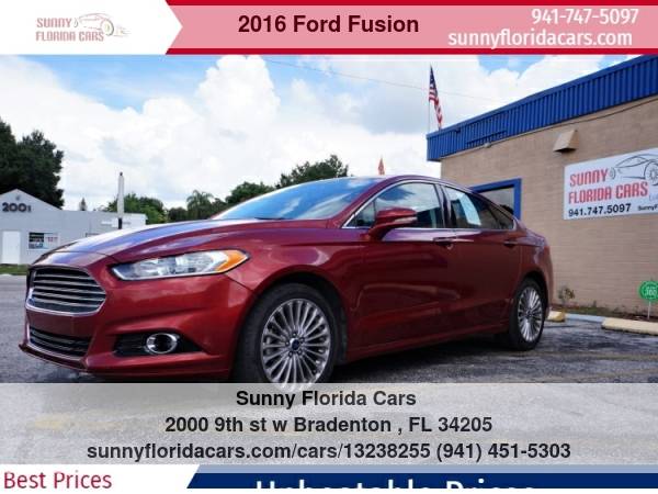 2016 Ford Fusion 4dr Sdn Titanium FWD - We Finance Everybody!!! -... for sale in Bradenton, FL