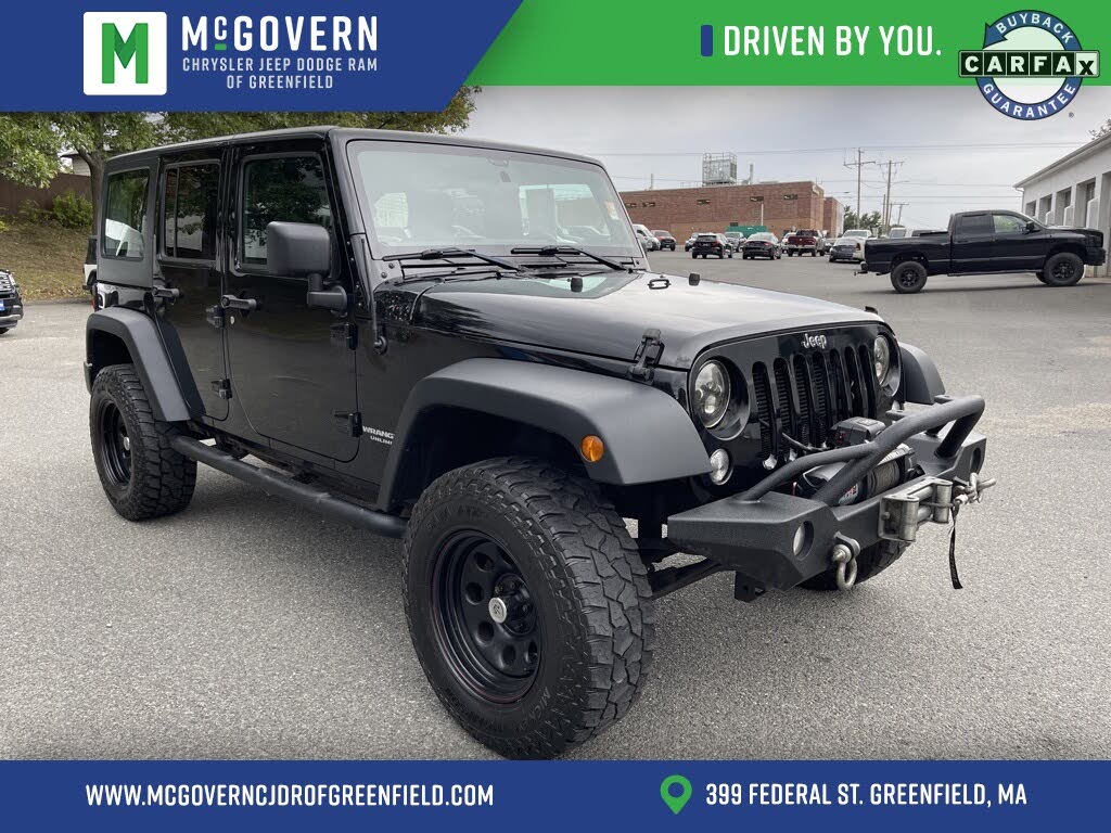 2017 Jeep Wrangler Unlimited Sport 4WD for sale in Greenfield, MA