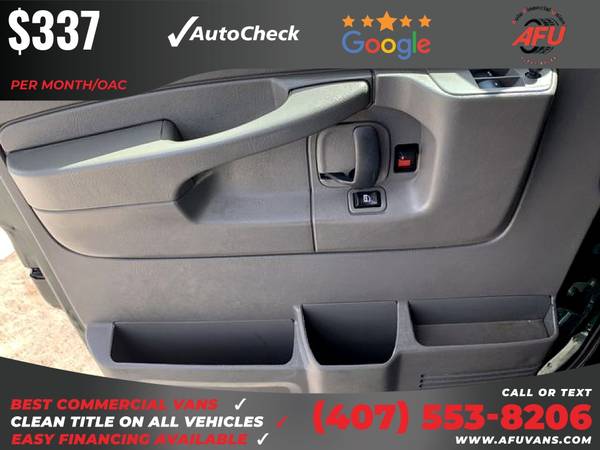 337/mo - 2014 Chevrolet Express 1500 Cargo Van 3D 3 D 3-D - cars & for sale in Kissimmee, FL – photo 13