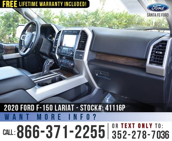 2020 Ford F150 Lariat 4WD Leather, Camera, F-150 4X4 Truck for sale in Alachua, AL – photo 19