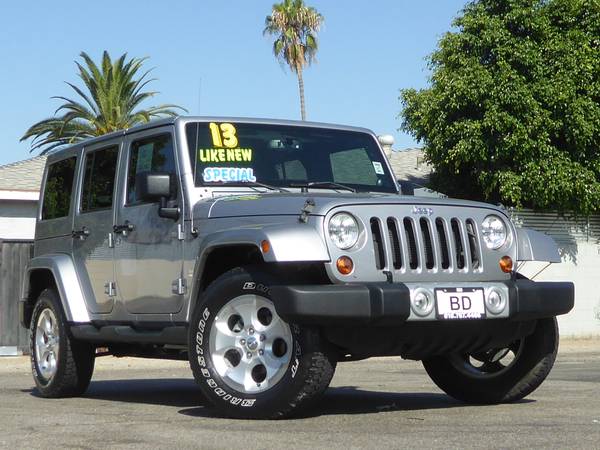 2013 JEEP WRANGLER UNLIMITED SAHARA 4X4 ONLY $3000 DRIVE HOME TODAY!!! for sale in SUN VALLEY, CA – photo 2