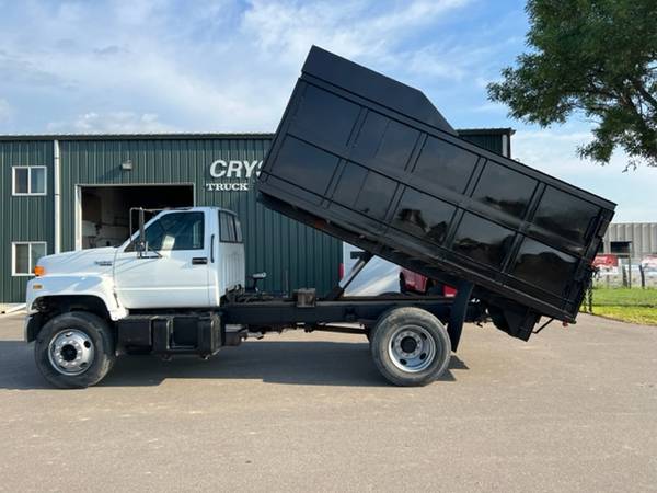 1996 GMC C6500 TopKick with 14 4 Heavy Duty Cargo/Trash Body - cars for sale in Lake Crystal, MN – photo 9