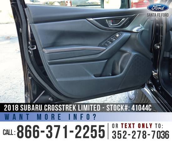 2018 SUBARU CROSSTREK LIMITED Push to Start, Leather Seats for sale in Alachua, FL – photo 12