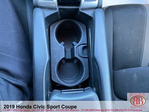 2019 HONDA CIVIC SPORT COUPE Everyone approved Low Miles - cars & for sale in Waterloo, NY – photo 13