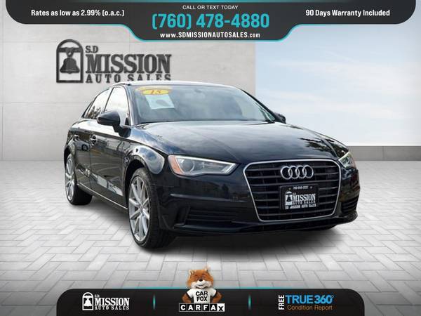 2015 Audi A3 A 3 A-3 20T 20 T 20-T quattro Premium FOR ONLY 291/mo! for sale in Vista, CA – photo 3
