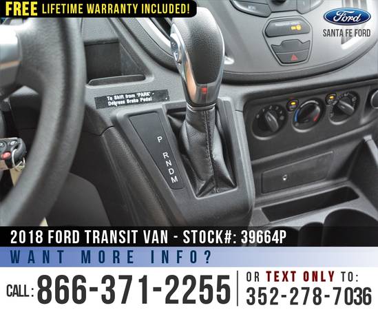 *** 2018 Ford Transit Van *** Cruise - Warrany - Financing Available! for sale in Alachua, GA – photo 16