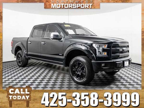 *LEATHER* 2016 *Ford F-150* Lariat 4x4 for sale in Everett, WA
