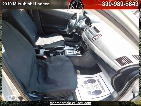 2010 Mitsubishi Lancer DE 4dr Sedan CVT with - - by for sale in Akron, OH – photo 20