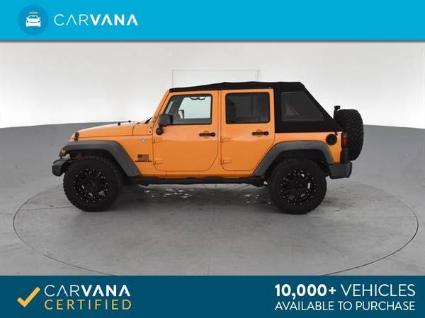 2012 Jeep Wrangler Unlimited Sport SUV 4D suv YELLOW - FINANCE ONLINE for sale in Carrollton, TX – photo 7