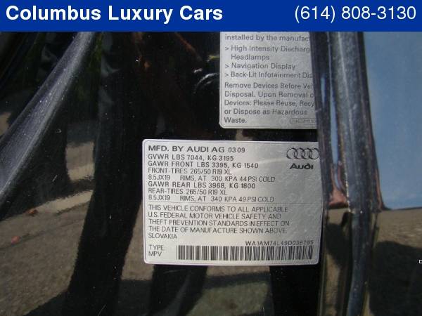 2009 Audi Q7 quattro 4dr 3.0L TDI Prestige Finance Made Easy Apply... for sale in Columbus, OH – photo 21