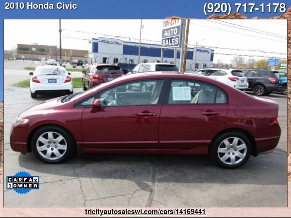 2010 HONDA CIVIC LX 4DR SEDAN 5A Family owned since 1971 - cars & for sale in MENASHA, WI – photo 2
