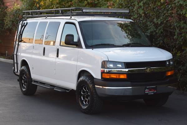 2013 Chevrolet Express G1500 AWD - LIFTED / BEEFY TIRES / CUSTOM RACK! for sale in Beaverton, OR – photo 7