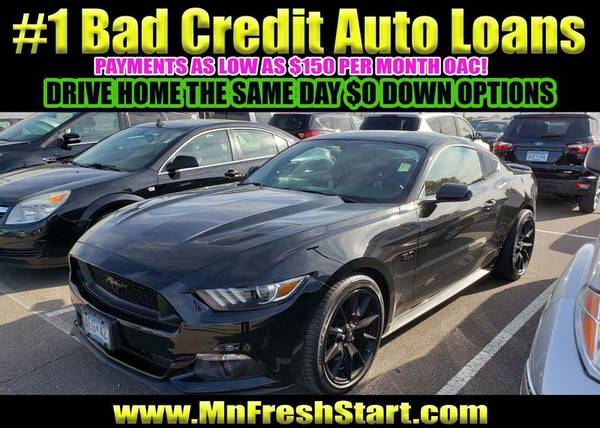 💯 2017 FORD MUSTANG 💯 BAD CREDIT NO CREDIT OK 0-$500 DOWN oac! for sale in Minneapolis, MN