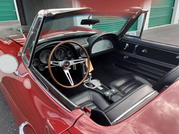 1966 CORVETTE CONVERTIBLE 427/390hp 4speed matching number car for sale in PORT RICHEY, FL – photo 10