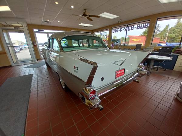 1957 Chevrolet Chevy Bel Air 2 Dr Post - - by dealer for sale in Ironwood, WI – photo 4