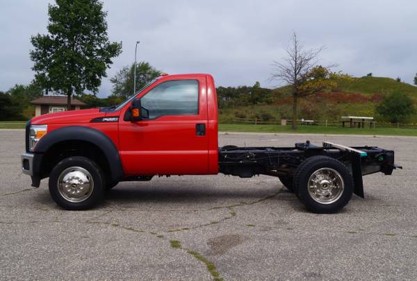 2016 Ford F550 4x4 - Cab Chassis - 4WD 6.7L Flatbed Dump Truck Utility for sale in Dassel, SD – photo 3