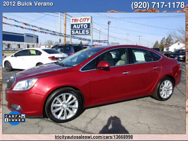 2012 BUICK VERANO LEATHER GROUP 4DR SEDAN Family owned since 1971 -... for sale in MENASHA, WI