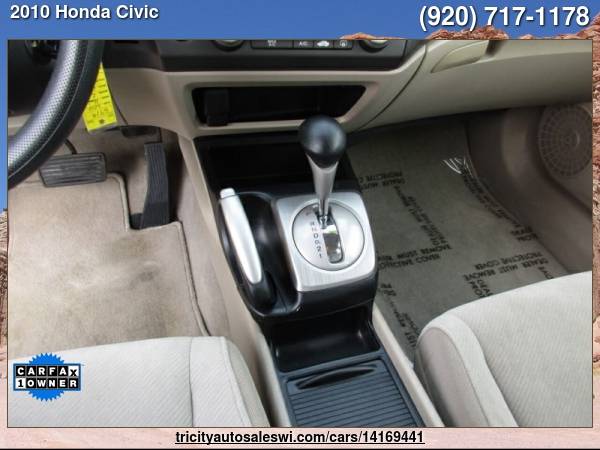2010 HONDA CIVIC LX 4DR SEDAN 5A Family owned since 1971 - cars & for sale in MENASHA, WI – photo 15