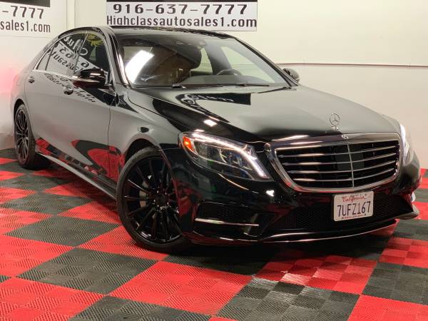 2016 MERCEDES-BENZ S550 FULLY LOADED WITH OPTIONS AVAILABLE FINANCING! for sale in MATHER, CA