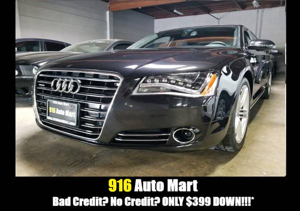 ▄▀▄2013 AUDI A8 LOW MILES LOADED BAD CREDIT?ONLY $399 DOWN!▄ for sale in Sacramento , CA