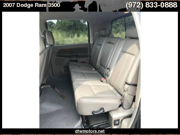2007 Dodge Ram 3500 Mega Cab Lamarie Dually for sale in Lewisville, TX – photo 21