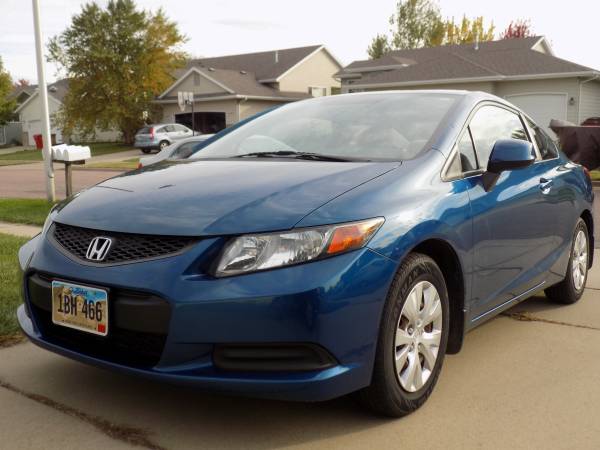 2012 Honda Civic LX - 40+mpg - low miles for sale in Sioux Falls, SD – photo 8