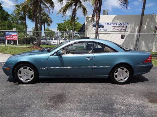 2001 Mercedes-Benz CL-Class V-12 ULTRA RARE ARAGONITE BLUE METALLIC for sale in Miami, FL – photo 2