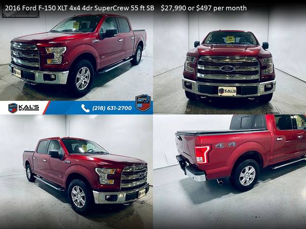 515/mo - 2018 Ford F150 F 150 F-150 XLT 4x4SuperCrew 55 ft SB for sale in Wadena, MN – photo 21