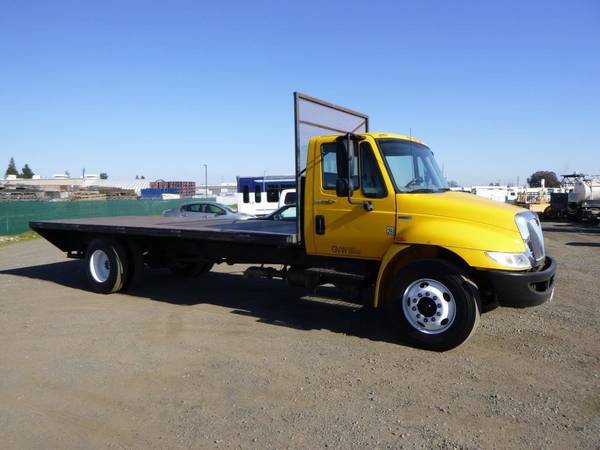 2012 International 4300 S/A Flatbed Truck - - by for sale in Sacramento , CA