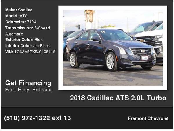 2018 Cadillac ATS 2.0L Turbo - cars & trucks - by dealer - vehicle... for sale in Fremont, CA