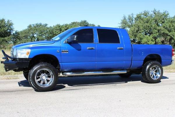 RARE ELECTRIC BLUE! 2008 DODGE RAM 2500 SLT MEGA 4X4 CUMMINS 20"MOTO's for sale in Temple, OK – photo 4