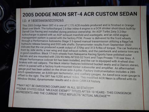 2005 Dodge Neon SRT-4 Sedan 4D - - by dealer - vehicle for sale in Monroe, WA – photo 12
