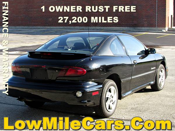 low miles 2000 Pontiac Sunfire coupe 27k for sale in Willowbrook, IL – photo 6