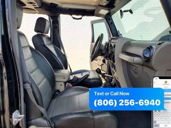 2010 Jeep Wrangler Unlimited Rubicon 4x4 4dr SUV -GUARANTEED CREDIT... for sale in Lubbock, TX – photo 9