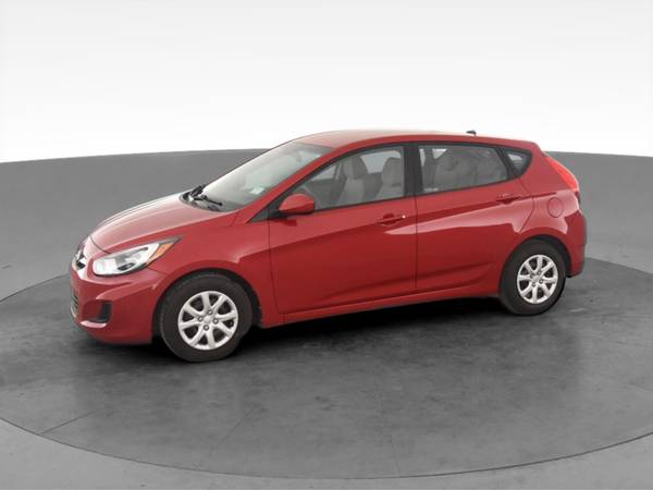 2013 Hyundai Accent GS Hatchback 4D hatchback Red - FINANCE ONLINE -... for sale in Washington, District Of Columbia – photo 4