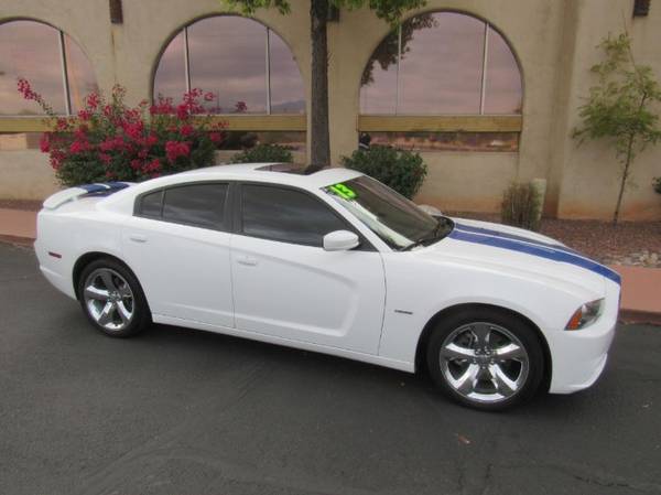 2013 Dodge Charger R/T Road/Track sedan White - cars & trucks - by... for sale in Tucson, AZ – photo 13