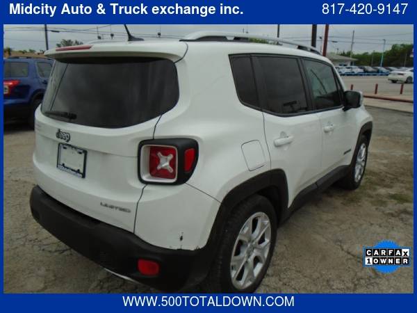 2016 Jeep Renegade FWD 4dr Limited 500totaldown com low monthly for sale in Haltom City, TX – photo 4