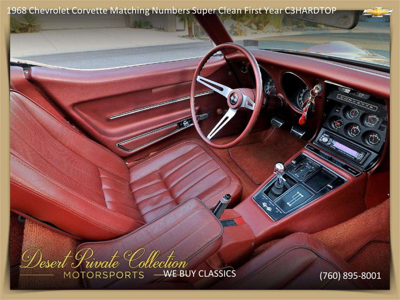 1968 Chevrolet Corvette for sale in Palm Desert , CA – photo 55