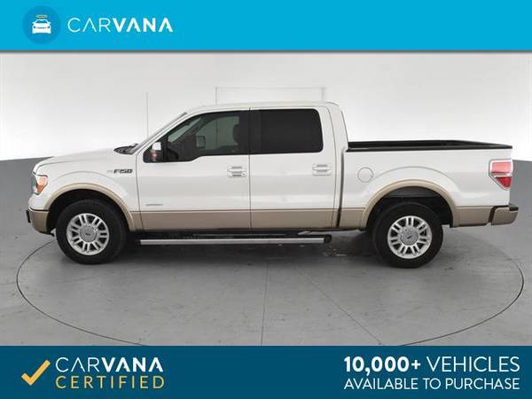 2012 Ford F150 SuperCrew Cab Lariat Pickup 4D 5 1/2 ft pickup White - for sale in San Antonio, TX – photo 7
