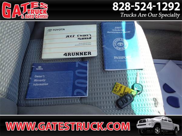 2007 Toyota 4Runner SR5 4WD V6 3rd Row Seat *Gray* for sale in Franklin, NC – photo 24