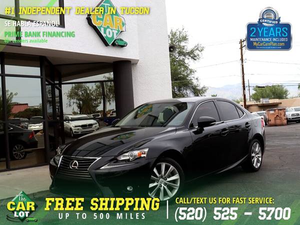 352/mo - 2015 Lexus IS 250 - - by dealer - vehicle for sale in Tucson, AZ – photo 5