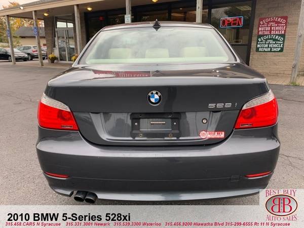 2010 BMW 5-SERIES 528XI! LOADED! SUNROOF! PUSH START! WE DO FINANCING! for sale in Syracuse, NY – photo 4