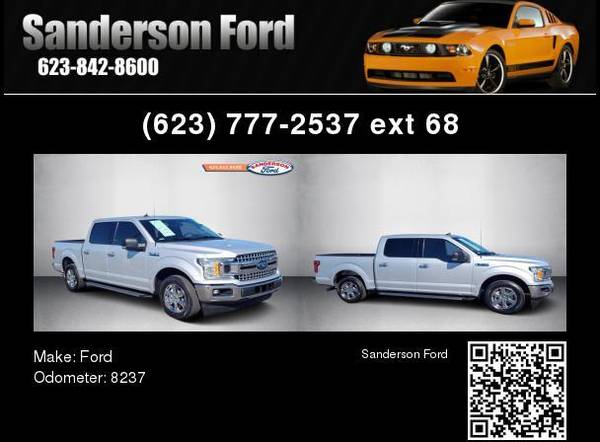 2019 Ford F-150 XLT Crew Cab 2WD Silver - - by dealer for sale in Glendale, AZ