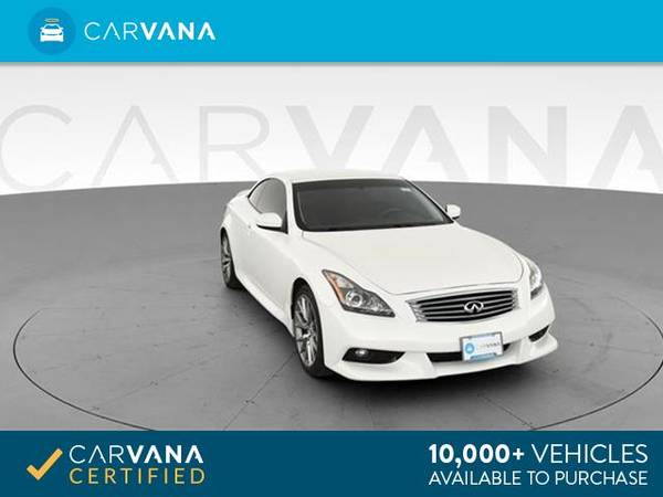 2013 Infiniti G IPL Convertible 2D Convertible White - FINANCE ONLINE for sale in York, PA
