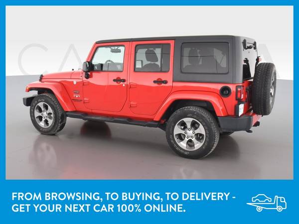 2016 Jeep Wrangler Unlimited Sahara Sport Utility 4D suv Red for sale in El Paso, TX – photo 5