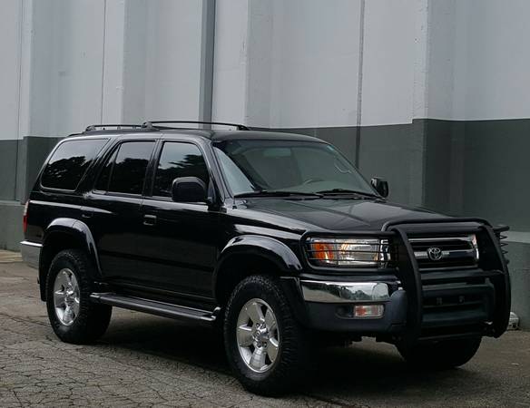 Black 2000 Toyota 4Runner SR5/4x4/V6/Tow Package - cars & for sale in Raleigh, NC – photo 2
