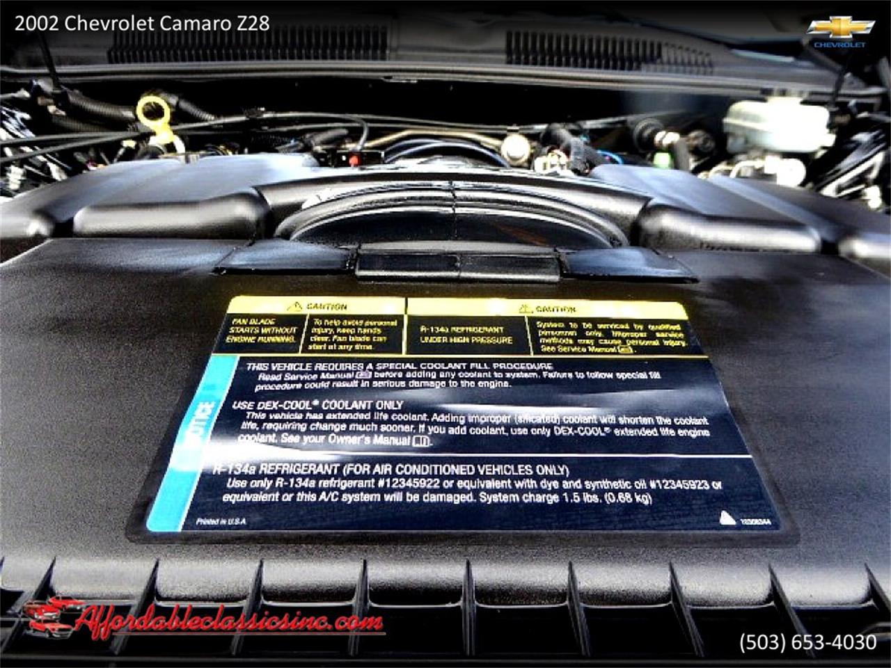 2002 Chevrolet Camaro Z28 for sale in Gladstone, OR – photo 13