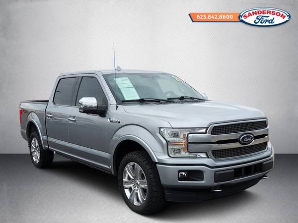 2020 Ford F-150 Platinum Crew Cab 4WD Silver - - by for sale in Glendale, AZ – photo 2
